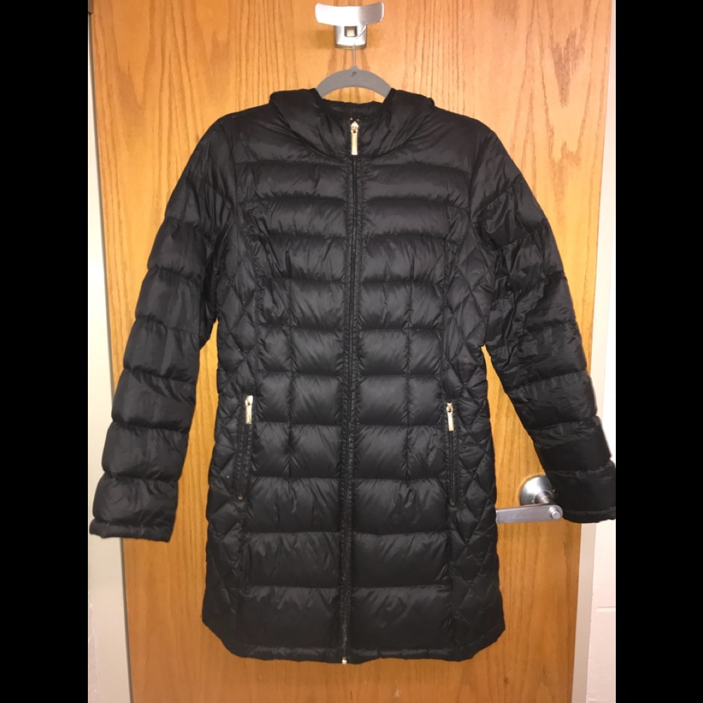 Micheal Kors Hooded Puffer Coat